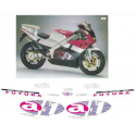 kit adhésifs Aprilia AF1 125 Futura - 1991