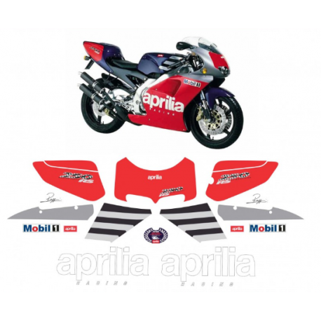 Kit adhésifs Aprilia RS 250 - 1994 - Reggiani Replica ADH_APR.RS250-REG94 CLUBPARTS