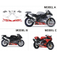 Kit adhésifs Aprilia RSV 1000 R - 2005 - Factory ADH_APR.RSV.1000-R-05.FACTORY CLUBPARTS