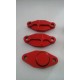 Platine de suppression de pompe à huile pour Aprilia 125 - Rotax 122/123 - Aluminium taillé masse - ROUGE - BC ENGINEERING BC...