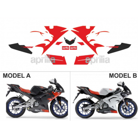 Kit adhésifs Aprilia RS 50 - 2006 ADH_APR.RS50/06 CLUBPARTS