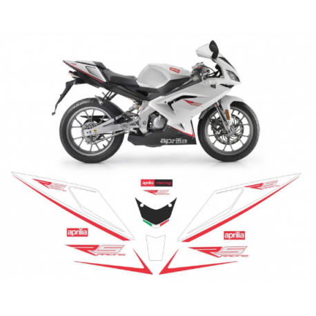 Kit adhésifs Aprilia RS 50 - 2010 ADH_APR.RS50/10 CLUBPARTS