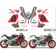 Kit adhésifs Aprilia RSV4 1000 RR - 2016 ADH_APR.RSV4.1000-RR16 CLUBPARTS