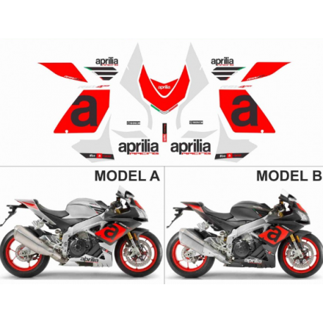 Kit adhésifs Aprilia RSV4 1000 RR - 2017 ADH_APR.RSV4.1000-RR17 CLUBPARTS