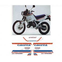 Kit adhésifs Cagiva CRUISER 125 1987 DEC00002541 DECALMOTO