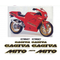 Kit adhésifs Cagiva 125 Mito - 1992