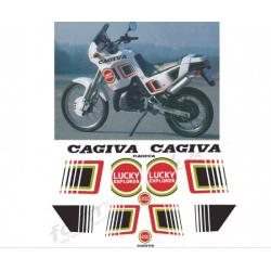 Kit adhésifs Cagiva 125 N90 - LUCKY EXPLORER ADH.CAG_N90125_020870 CLUBPARTS
