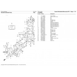 Goujon de cylindre - Pièce d'origine Suzuki - Aprilia RS 250 / Suzuki RGV 250 - SUZUKI OEM 09108-08144-000 SUZUKI OEM