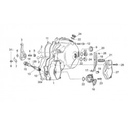 Durite de sortie de pompe à huile (L:350 mm) pour Aprilia 125 - APRILIA OEM APR_AP0256410 APRILIA OEM