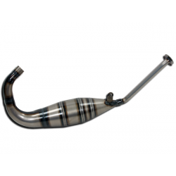 Ligne d'échappement avec silencieux ALUMINIUM pour Aprilia 125 - GIANNELLI GIA_PACK-53503HF+53510HF GIANNELLI