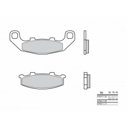 Plaquettes de frein arrière ROUTE - Métal fritté - BREMBO BRB_07KA11SP BREMBO s.p.a.