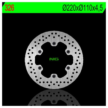 Disque de frein arrière fixe ep: 4.5 mm - NG NG.326 NG Brake Disc