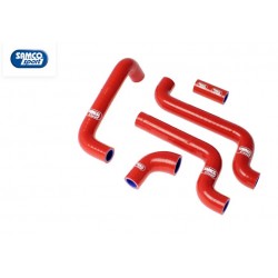 Kit durites de radiateur hautes performances SILICONE - Rouges - Aprilia RS 125 - SAMCO SAM_APR-5-RED SAMCO SPORT