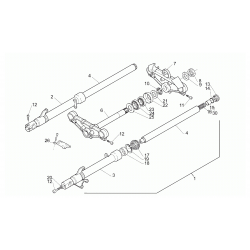 Roulement supérieur de colonne de direction Aprilia 125 - APRILIA Oem APR_AP8110025 APRILIA OEM