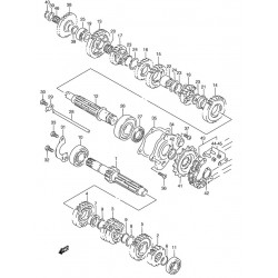 Bague de 3ième & 4ième vitesse - Pièce d'origine pour Suzuki RGV 250 VJ22 - SUZUKI OEM SUZ_24332-12C00-000 SUZUKI OEM
