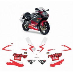 Kit adhésifs Aprilia RS 250 - Diablo Black Melandri - 2001 / 2002 ADH_APR.RS250-MEL01 CLUBPARTS