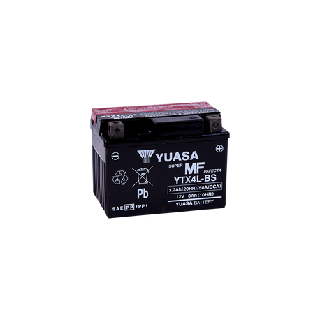 Batterie conventionnelle YTX4L-BS - YUASA YUA_YTX4L-BS YUASA