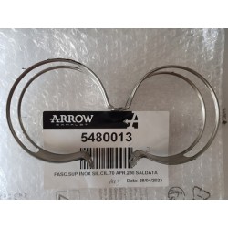 Collier de silencieux - INOX - pour Aprilia RS 250 / Suzuki RGV 250 - ARROW ARW_5480013 ARROW
