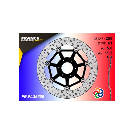 Disque de frein Avant pour Aprilia RS 250 - FRANCE EQUIPEMENT FEQ_FE.FL36509 France Equipement