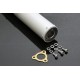 Silencieux Classic "Long" en Aluminium avec embout inox Noir pour 2 temps - TYGA TYG_EXSL-0001B TYGA