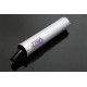 Silencieux Classic "Long" en Aluminium avec embout inox Noir pour 2 temps - TYGA TYG_EXSL-0001B TYGA