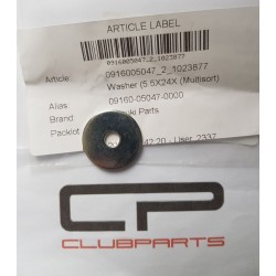 Rondelle de fixation de poulie de valve pour Suzuki RGV 250 VJ22 - Pièce d'origine SUZUKI OEM SUZ_09160-05047-000 SUZUKI OEM