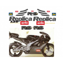 Kit adhésifs Aprilia RS 125 - 1997 - Replica ADH_APR.RS125-REP97 CLUBPARTS